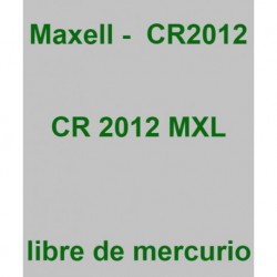 PILA MAXELL       CR2012-B1