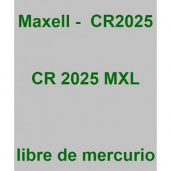 PILA MAXELL       CR2025-B5