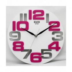 Reloj Pared ELCO EP64-ROSA